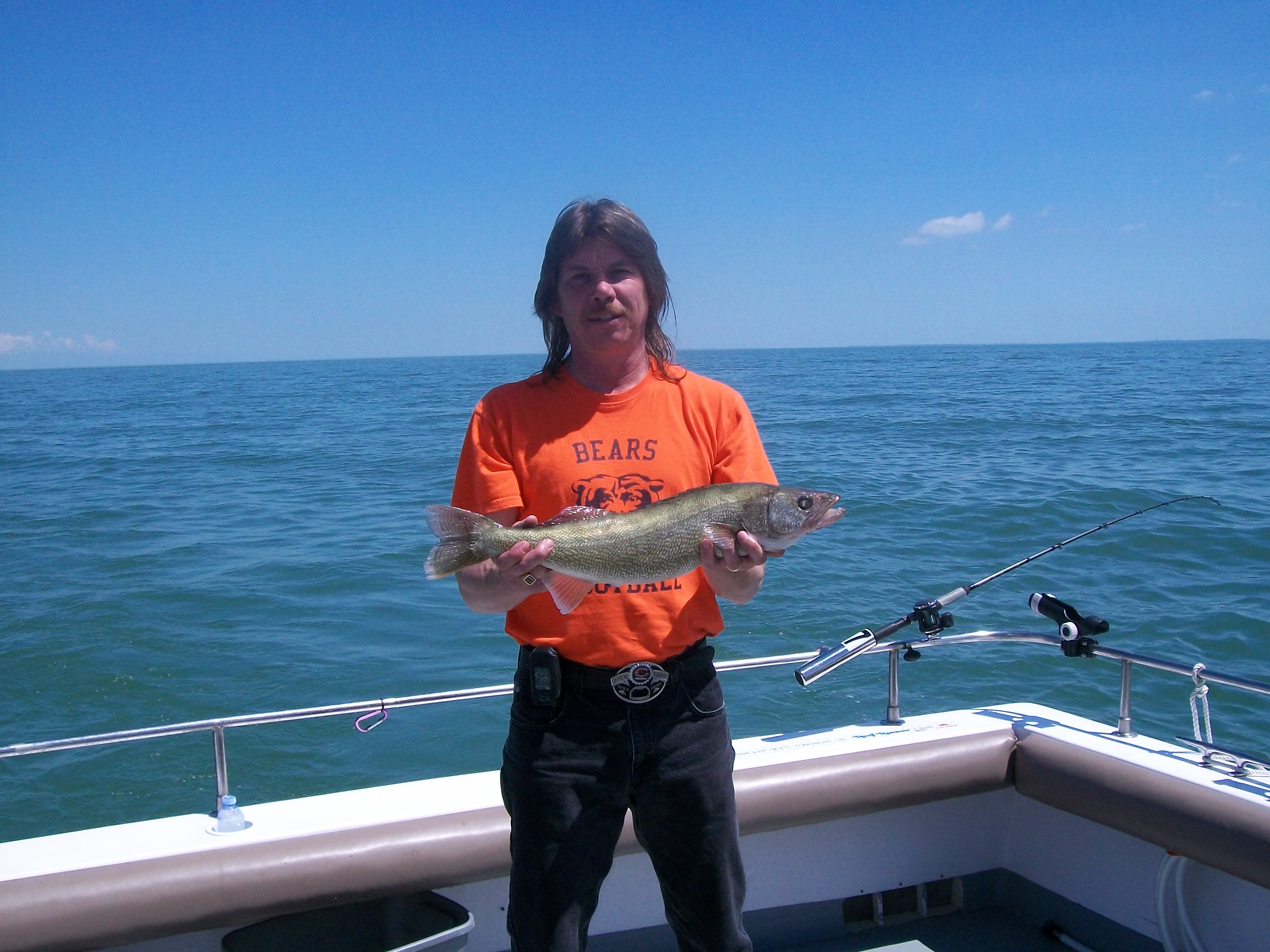 Netting Walleye
